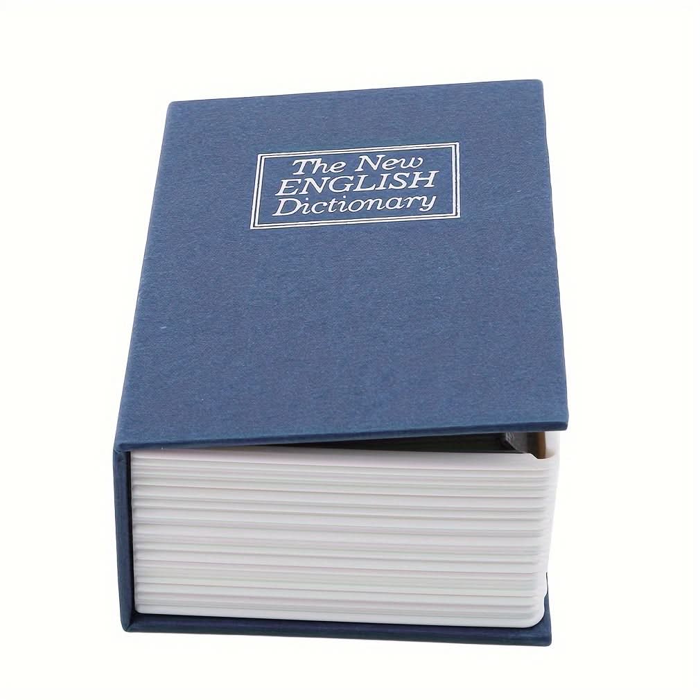 1pc Mini Book-Shaped Piggy Bank with Combination Lock