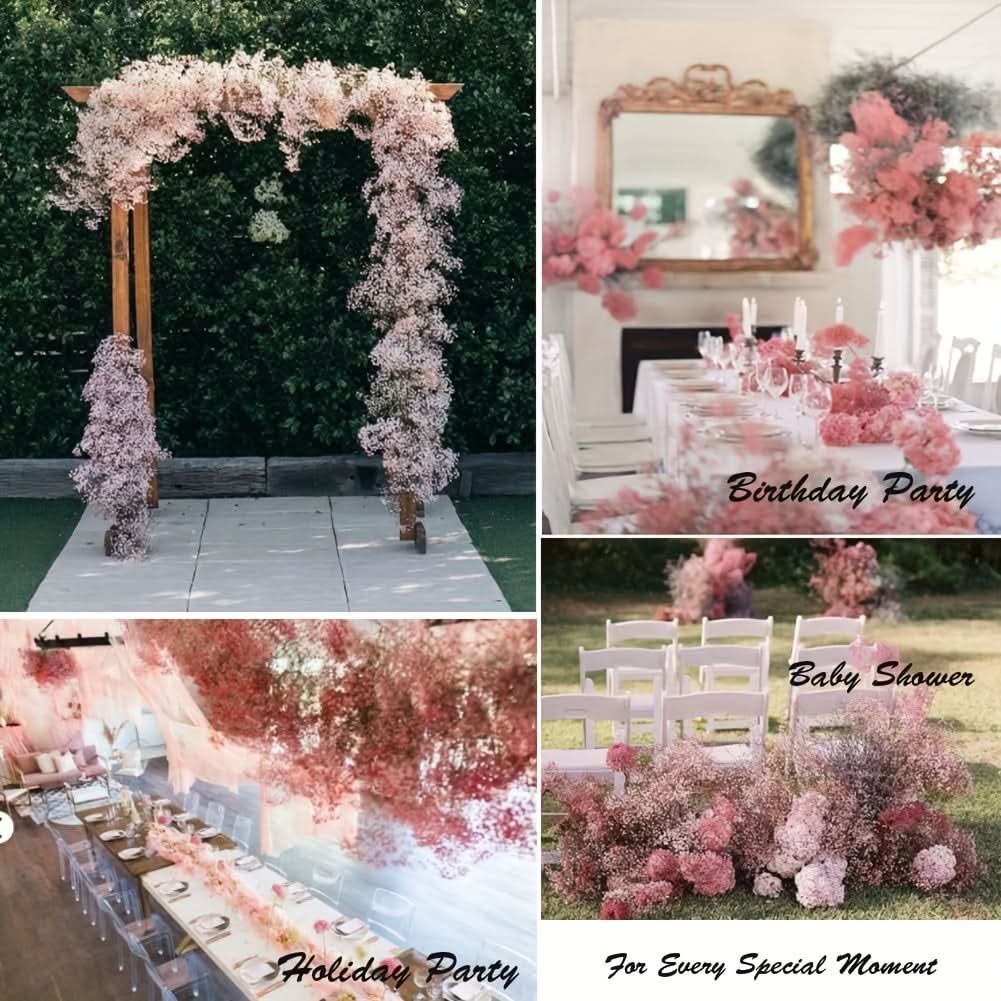 20PCS Realistic Artificial Baby's Breath Bouquets