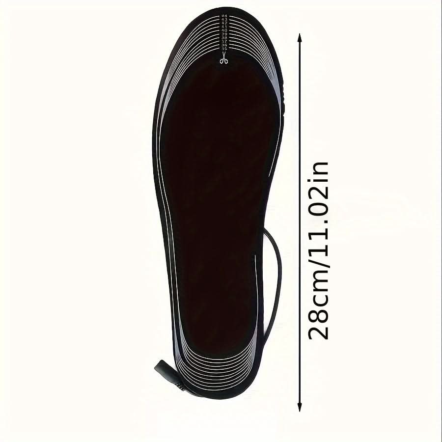 USB Heated Insoles – Washable, Custom Fit Warmth