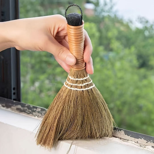 Handmade Natural Straw Broom for Cleaning