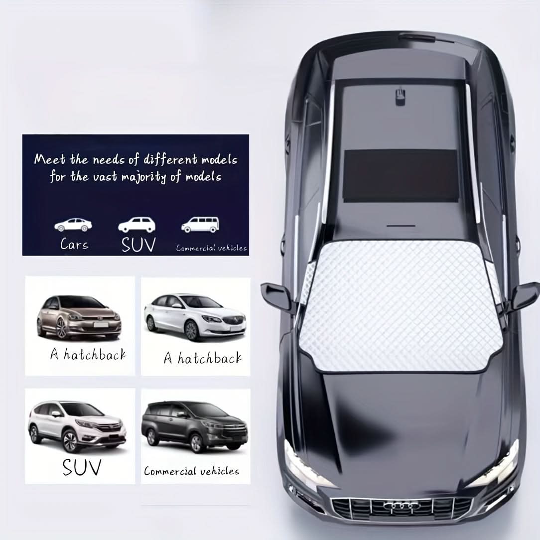 Universal Windshield Cover for Cars, SUVs & Trucks – All-Season Protection