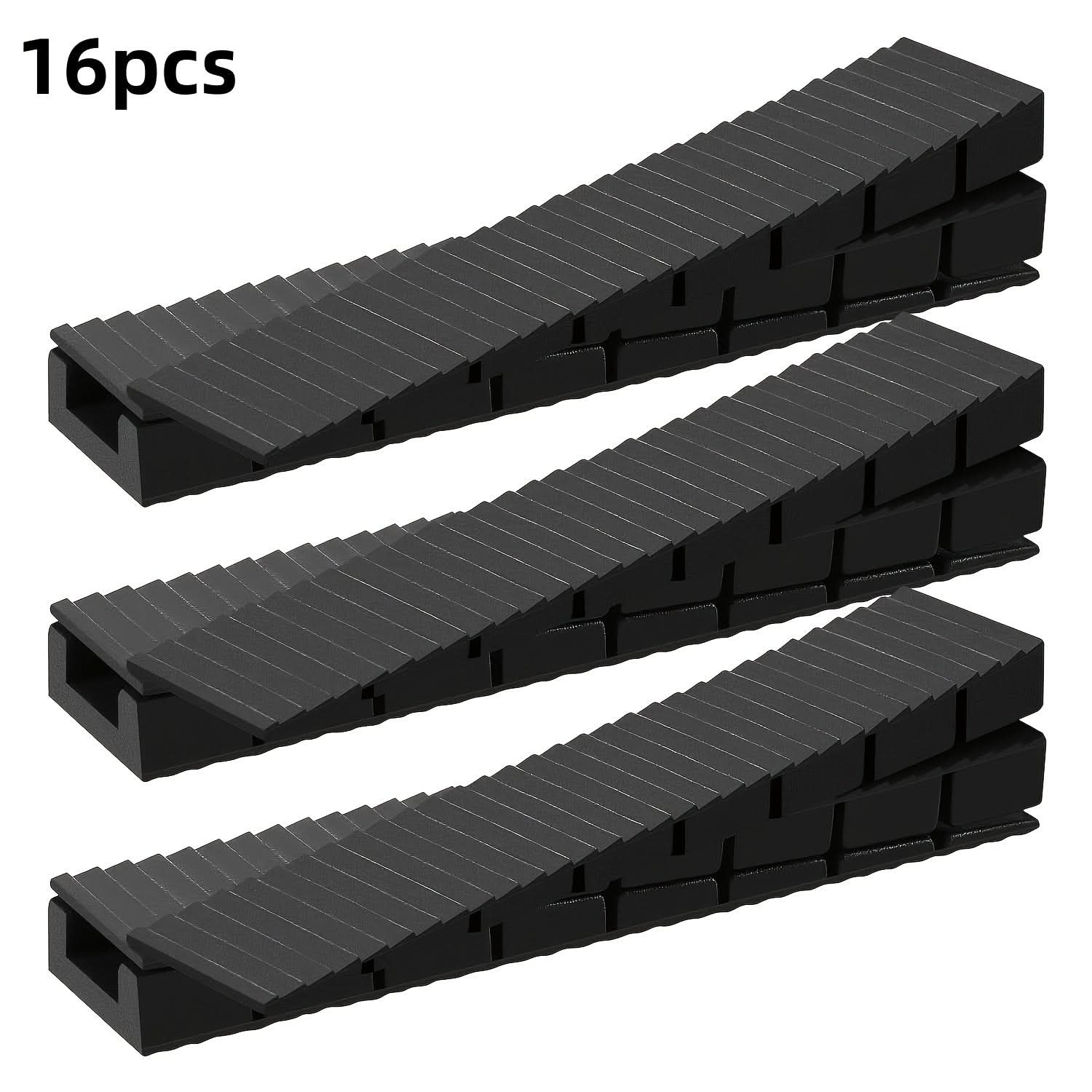 16-Pack Heavy-Duty Plastic Shims for Leveling