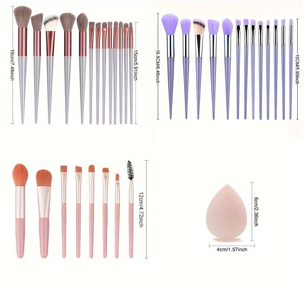 Makeup Brush Set with Soft Blending Make Up Brushes