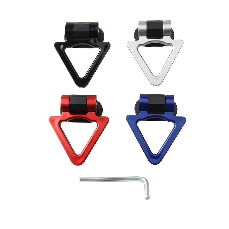 ABS Triangle Rear Tow Hook Sticker – Universal Car Bumper Decoration Trim