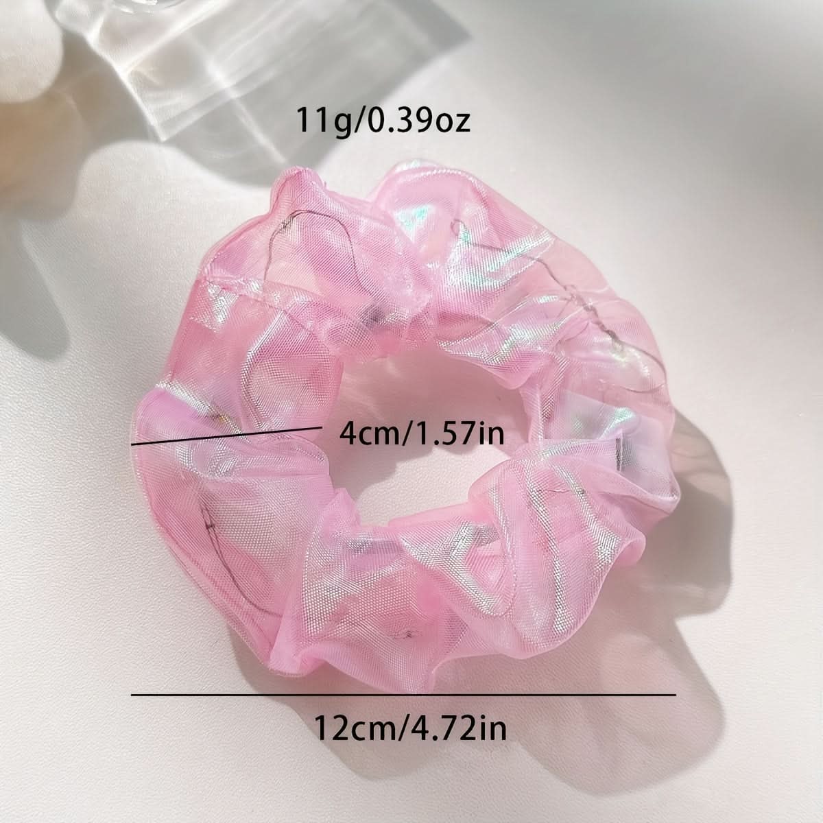 7PCS Glow-In-The-Dark LED Hair Scrunchies