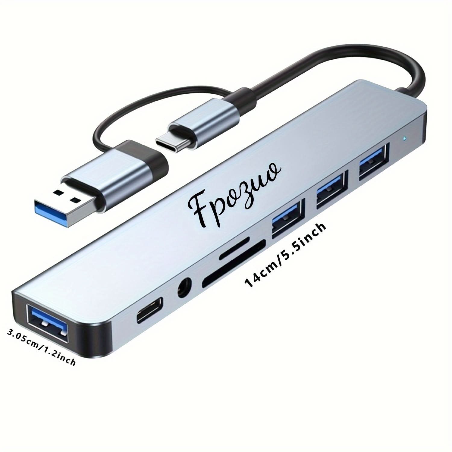 USB 3.0 Hub with SD/TF Card Reader
