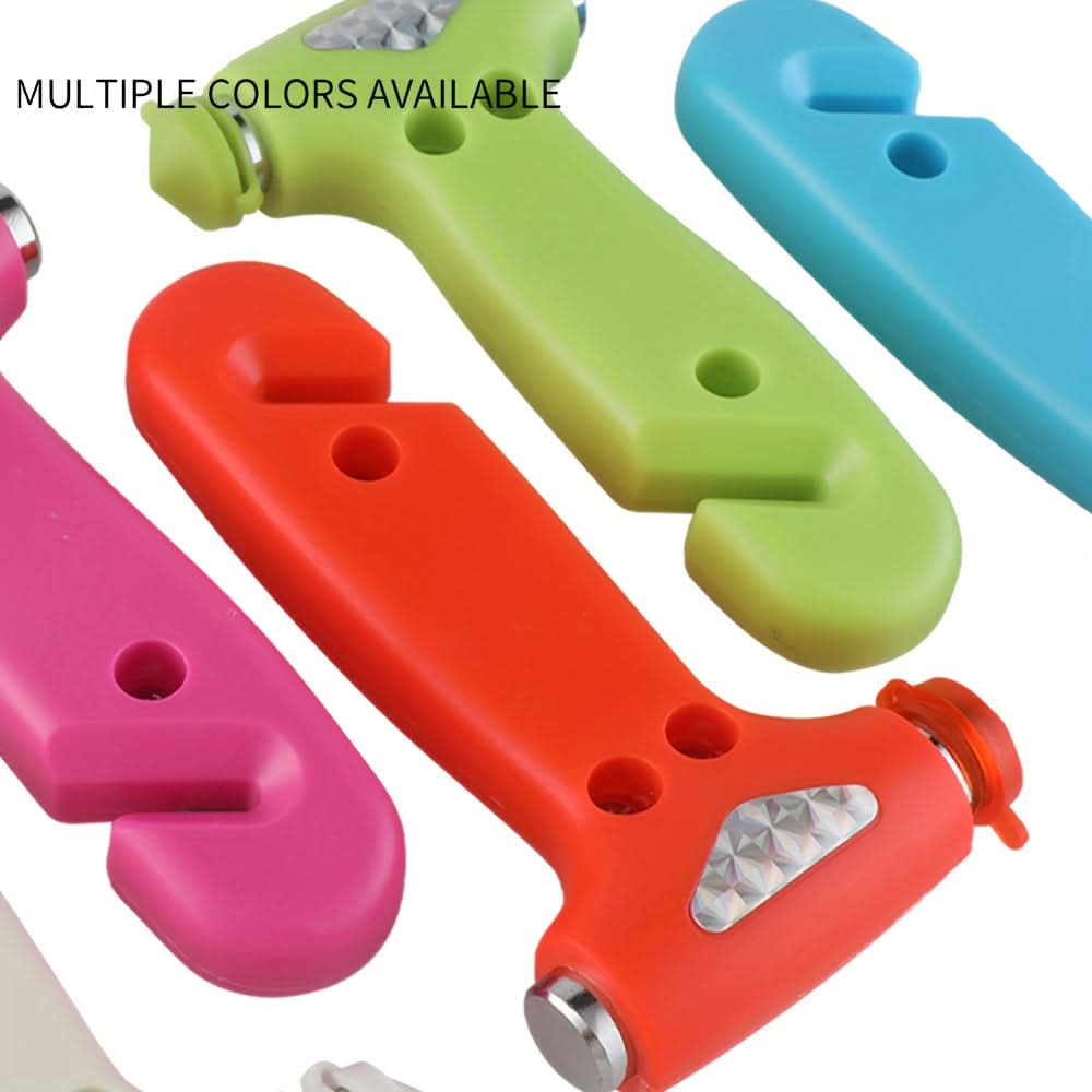 2-Pack ABS Car Safety Hammers, 3-in-1 Emergency Escape Tools
