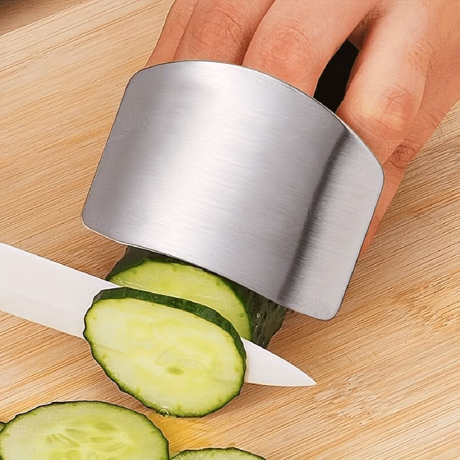 Stainless Steel Vegetable Slicer with Hand Guard