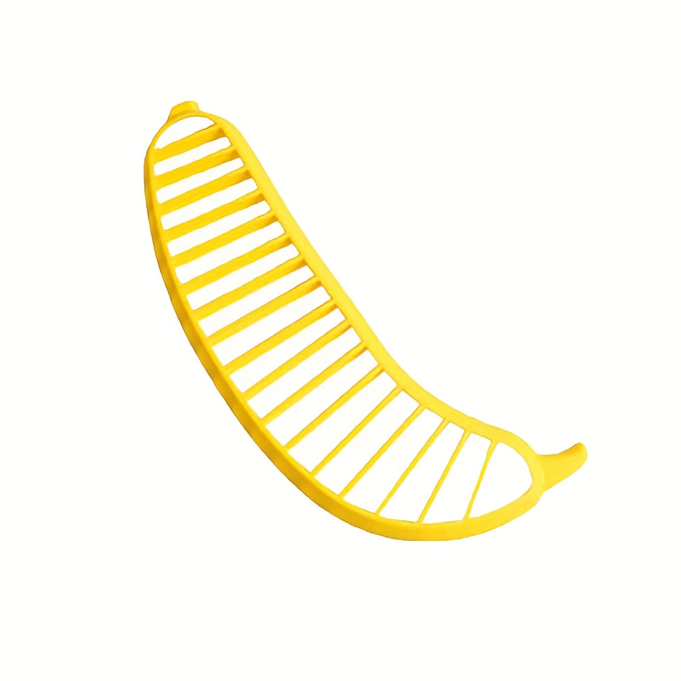 Banana & Cucumber Slicer with Stainless Steel Blade – Manual Fruit Cutter Tool