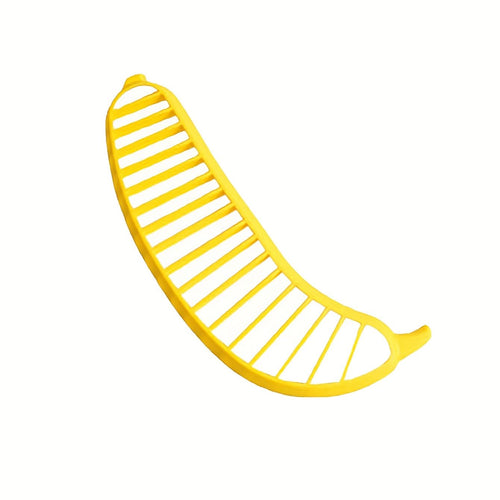 Banana & Cucumber Slicer with Stainless Steel Blade – Manual Fruit Cutter Tool