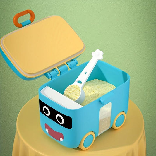 Portable Baby Milk Powder Storage Box – Travel Snack Dispenser for Infants