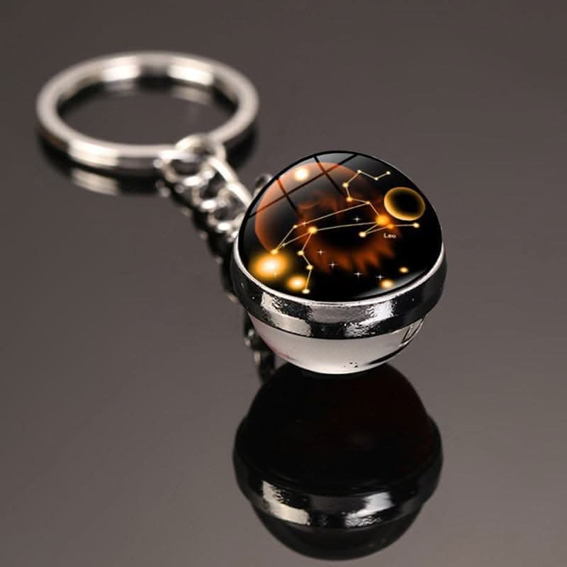 12 Constellations Luminous Car Keychain Pendant