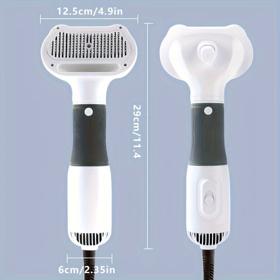Quiet Pet Grooming Dryer with Brush