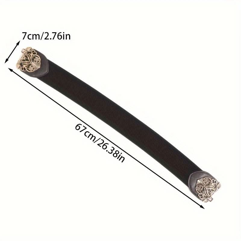 Vintage Wide Elastic Waist Belt for Women