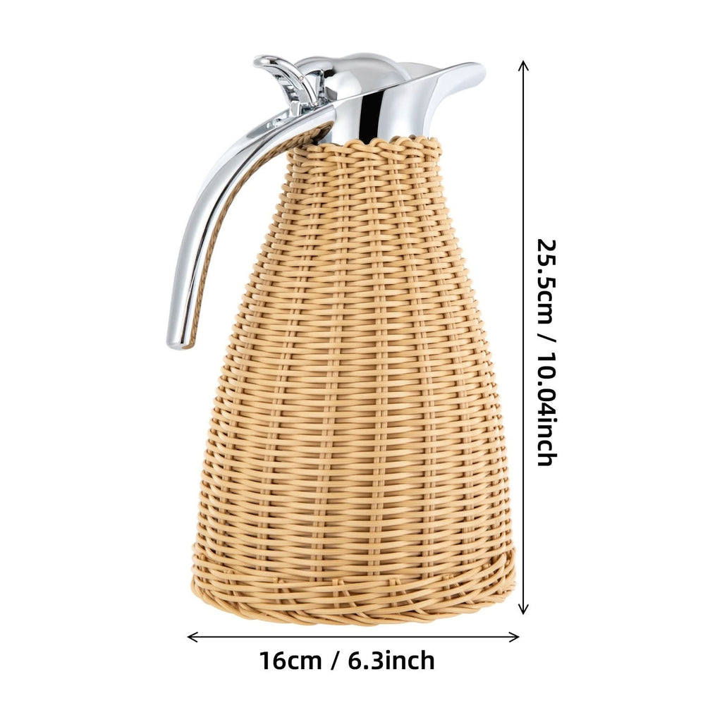 1.5L Stainless Steel Insulated Coffee Carafe – Double-Wall Thermal Jug