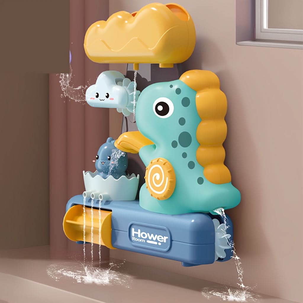 Cartoon Dinosaur Spinning Bath Toy – Fun Dinosaur-Shaped Bathroom Toy for Toddlers