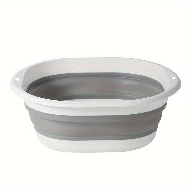 Portable Collapsible Wash Basin - Foldable Plastic Basin for Home, Dorm, and Outdoor Use