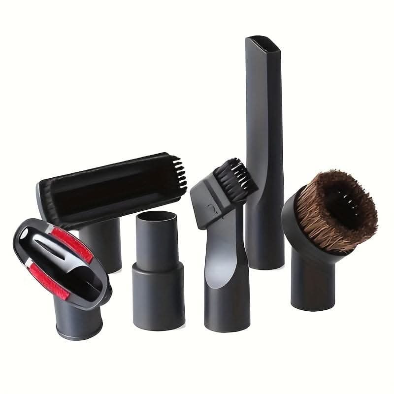 Multi-Model Vacuum Attachment Kit - Durable ABS Dusting & Crevice Brushes