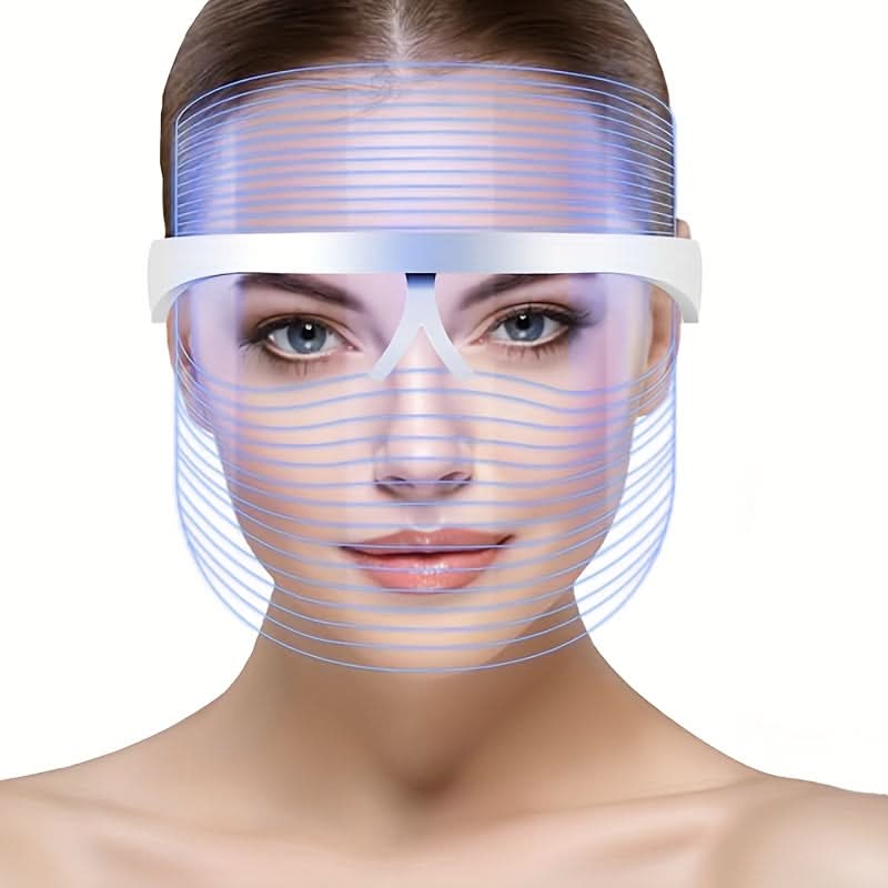 7 Colors LED Face Mask - Portable Touch Screen USB Charged