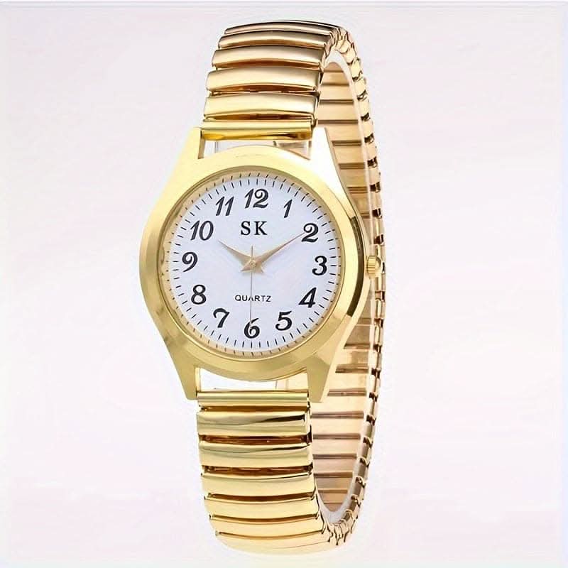 Vintage Round Pointer Quartz Watch – Classic Business Fashion