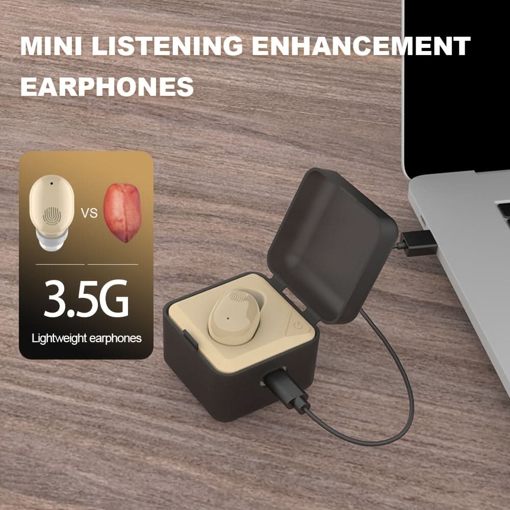 Mini Listening Enhancement Earphones with Amplifier - Single Ear