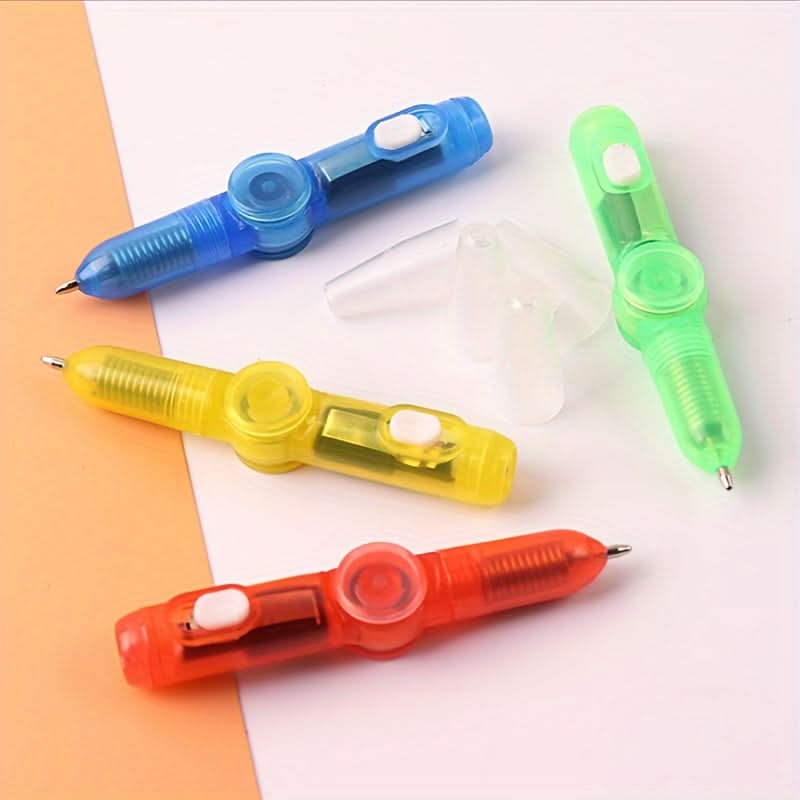 2-Pack LED Fidget Spinner Pens – Glow-in-the-Dark