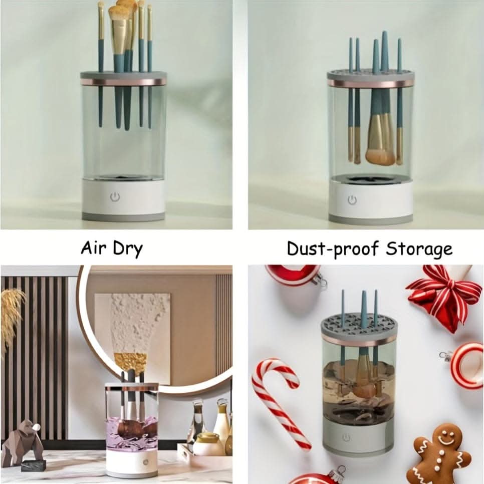 Electric Makeup Brush Cleaner - Automatic Spinning Cosmetic Tool
