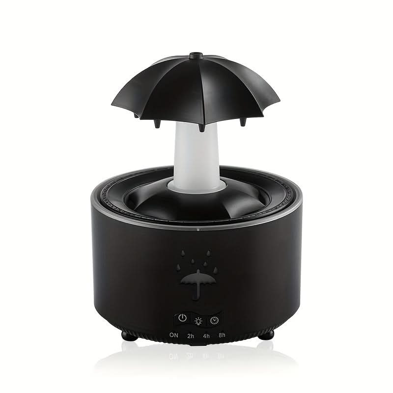 Rotating Umbrella Essential Oil Diffuser & Humidifier with LED Lamp