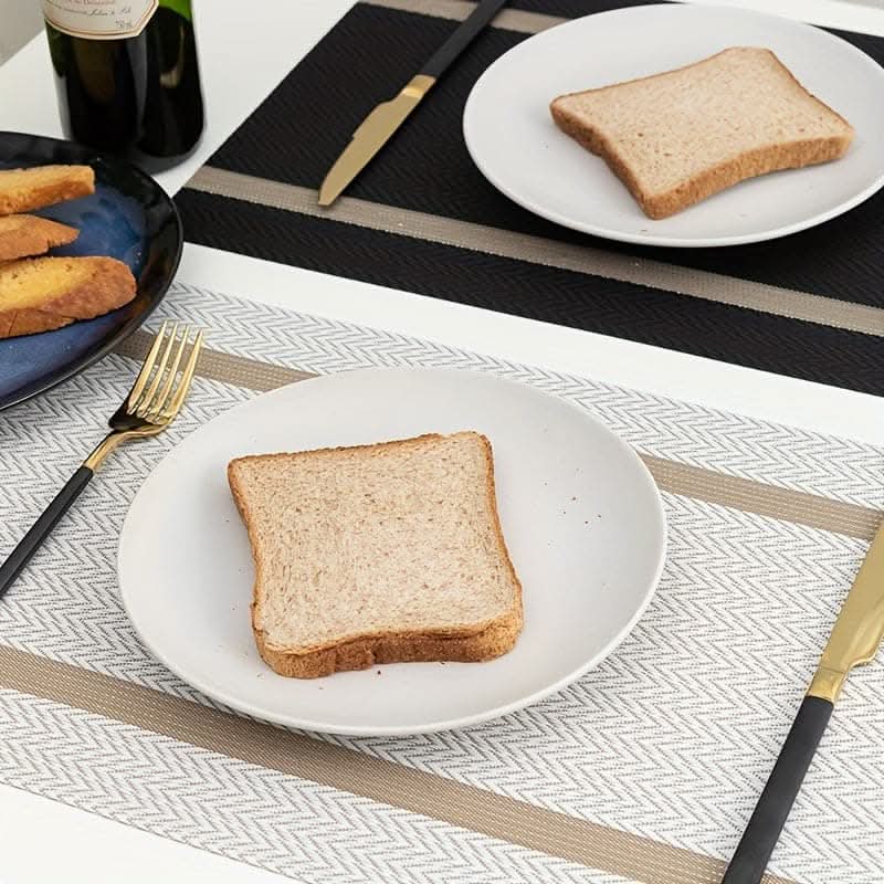 Nordic Style Square Placemats - 4/6/8pcs Elegant Table Protectors