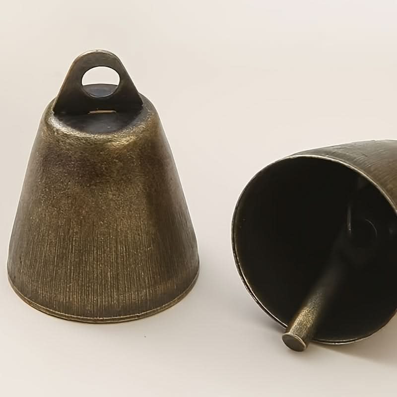 10-Piece Antique Bronze Dog Cowbells