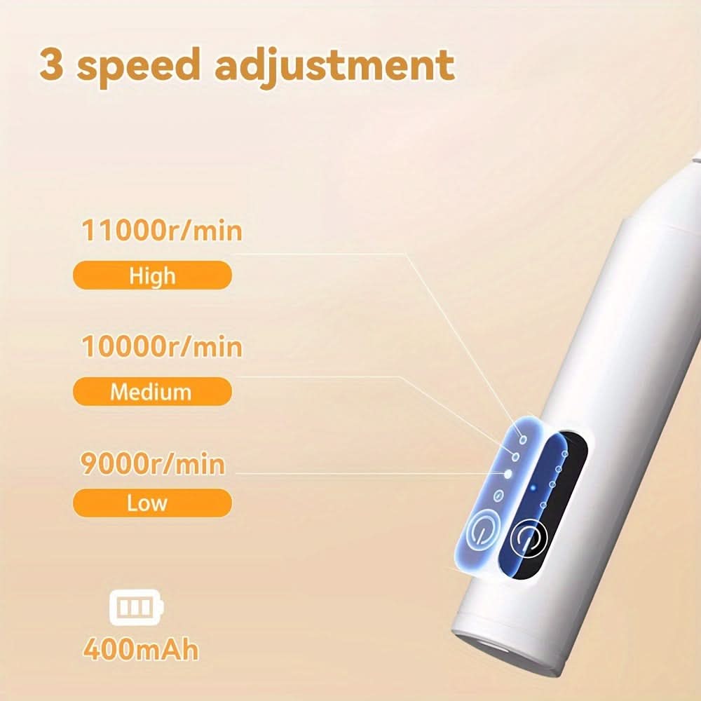 USB Rechargeable Electric Milk Frother - 3-Speed