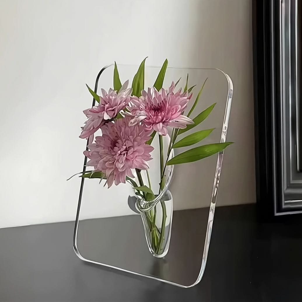 Art Deco Acrylic Resin Bud Vase for Home Decor