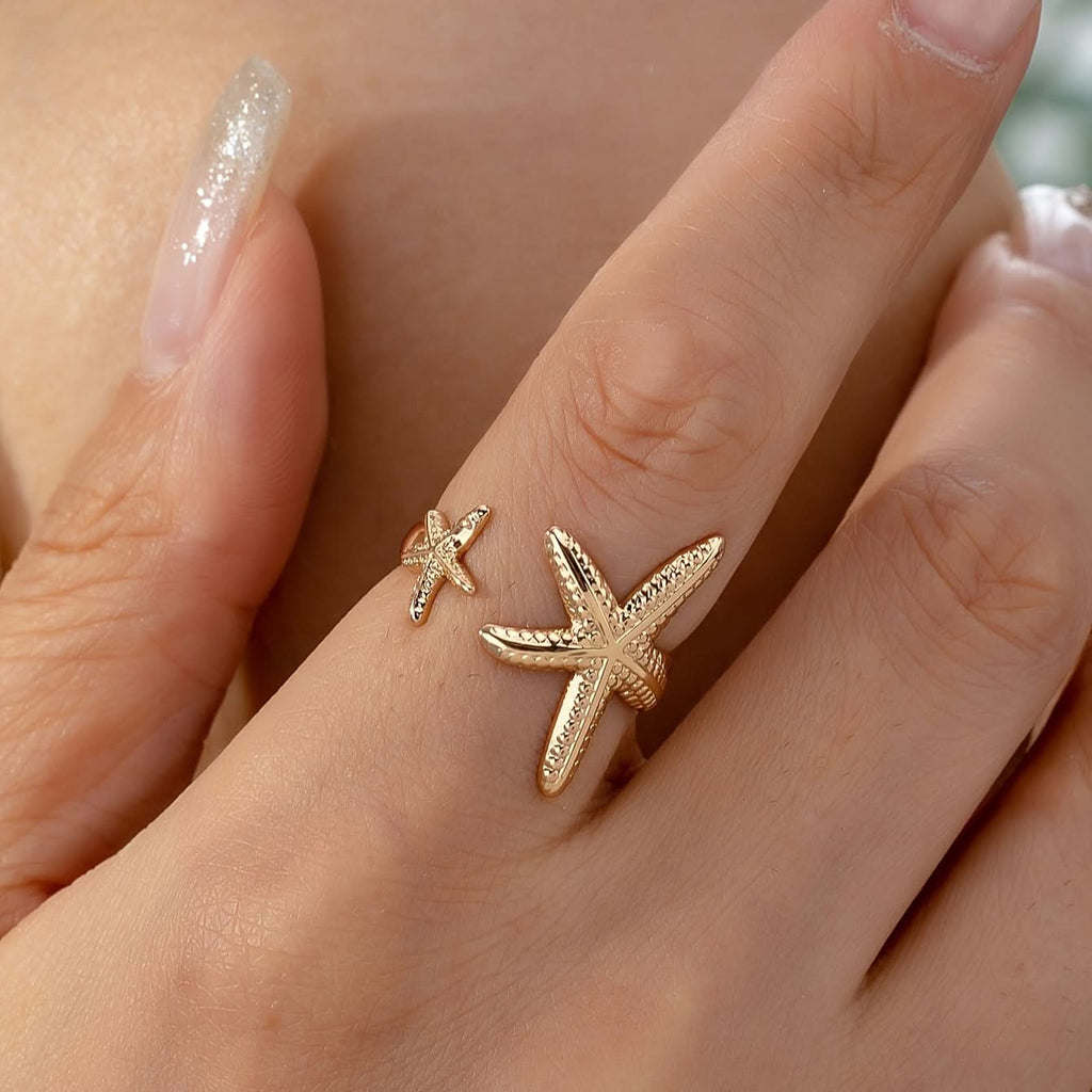 Vintage-Inspired Starfish Ring