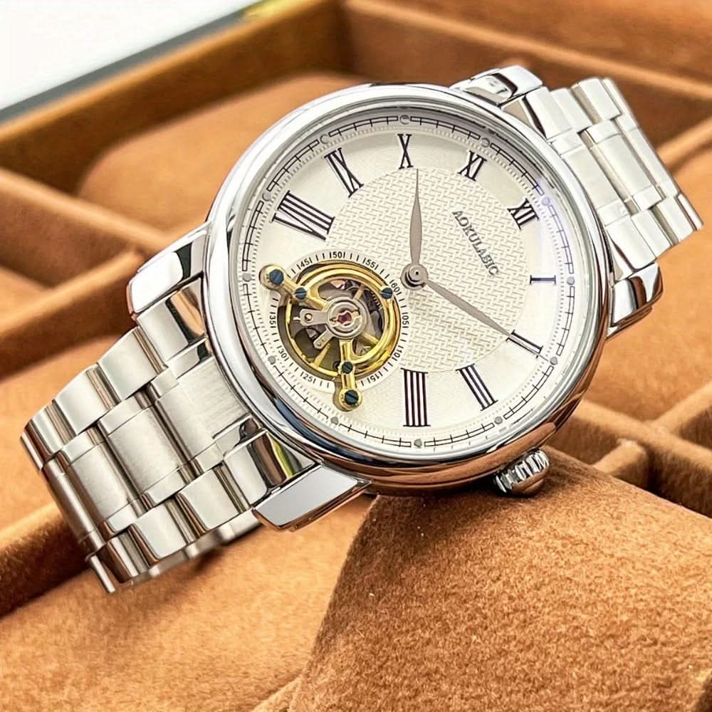 Luxury Men's Mechanical Watch - Tourbillon Automatic Movement