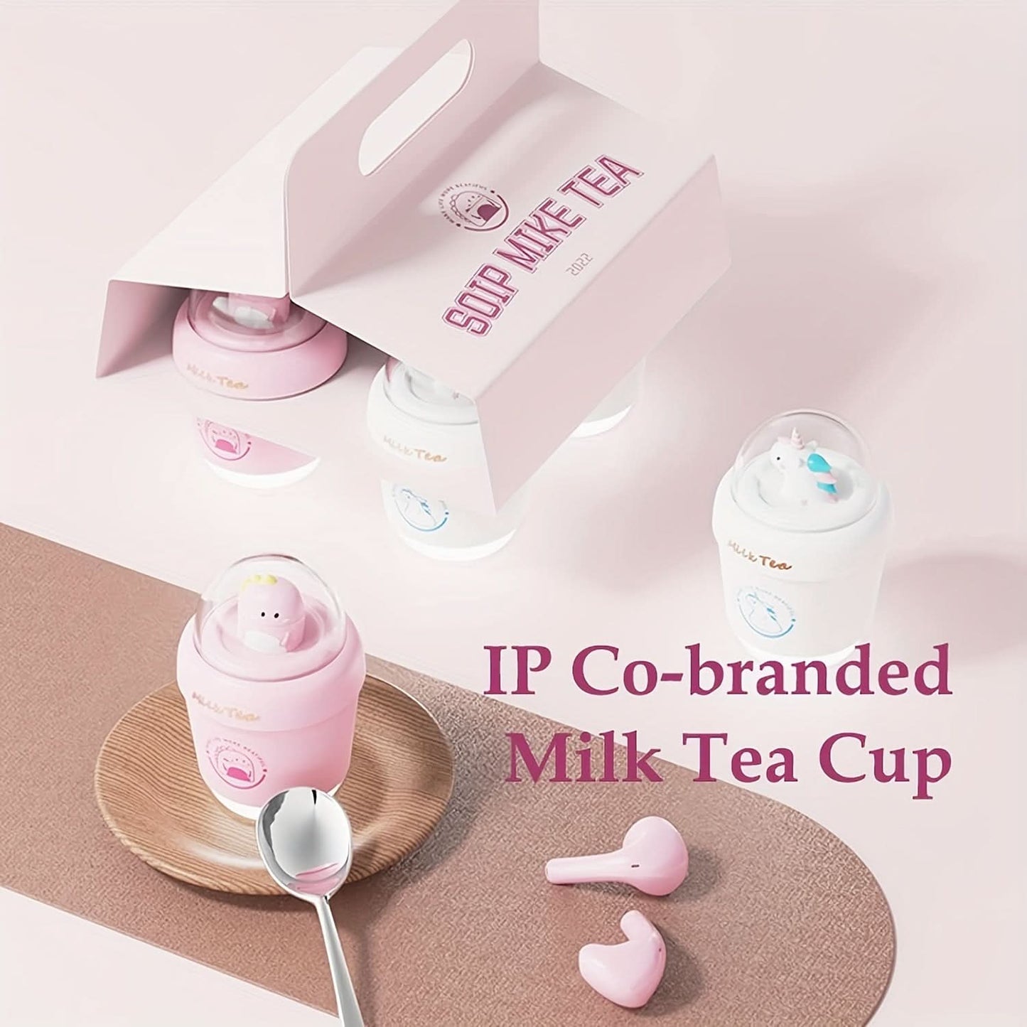 Cute Wireless Earbuds with Built-in Microphone