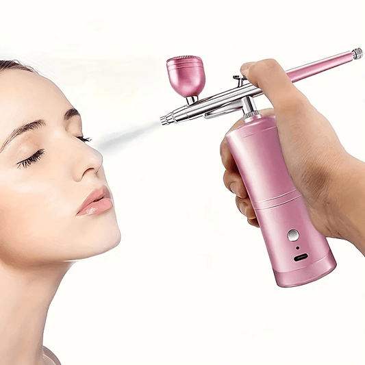 Multipurpose Cordless Air Gun Set with Hose - Handheld Air Brush for Makeup