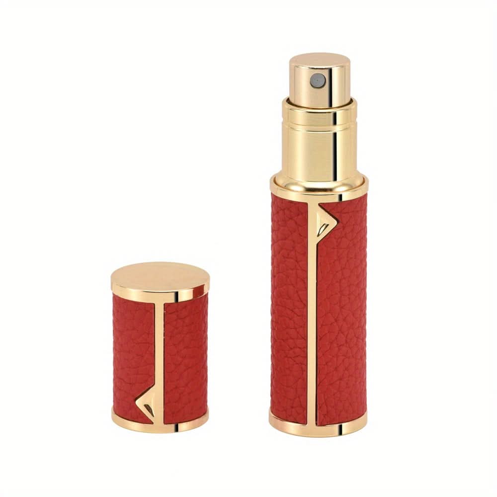 5ml Refillable Leather Perfume Atomizer - Leak-Proof Travel Spray Bottle