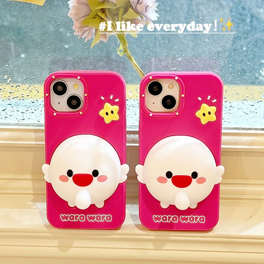 3D Bubble Bird Fun iPhone Case