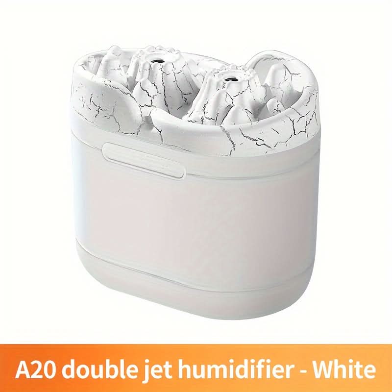 Volcano USB Humidifier & Aromatherapy Diffuser – LED Nightlight, Double Spray
