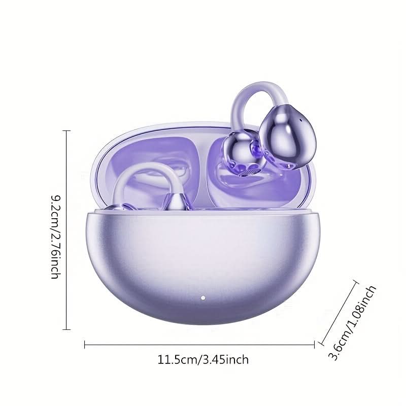 Wireless Earphones with High Fidelity Stereo Sound, LED Digital Display