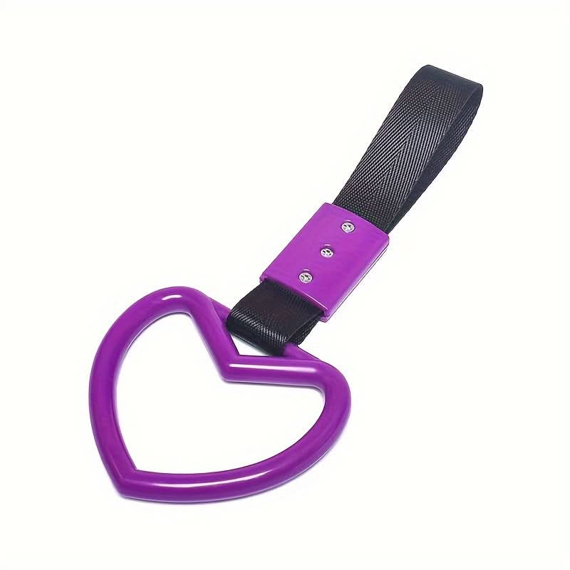 Heart Ring Drift Charm Strap – Front Tow Hook Car Decoration