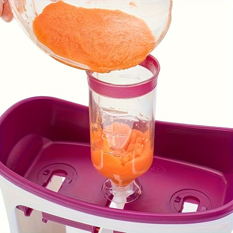 10-Pack Manual Baby Food Supplement Storage Bags