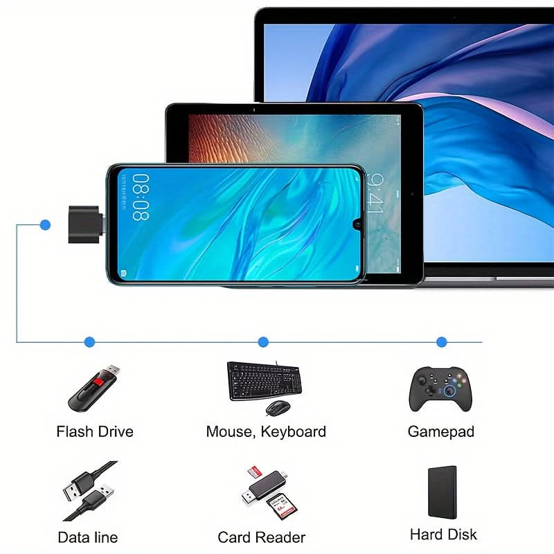 USB-C to USB 3.0 OTG Adapter – Fast Charging
