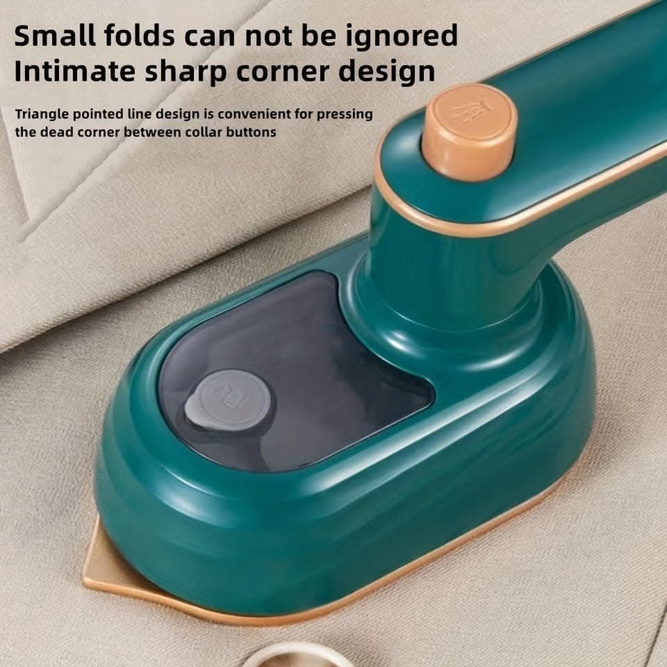 Portable Mini Ironing Machine - 180° Rotatable Handheld Steam Iron