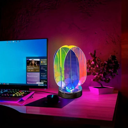 Geometric LED Night Light - USB Powered