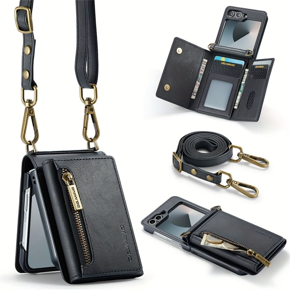 Zipper Wallet Case for Samsung Galaxy Z Flip