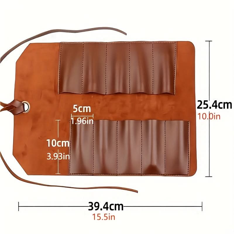 Leather Electrician Tool Pouch Organizer Bag