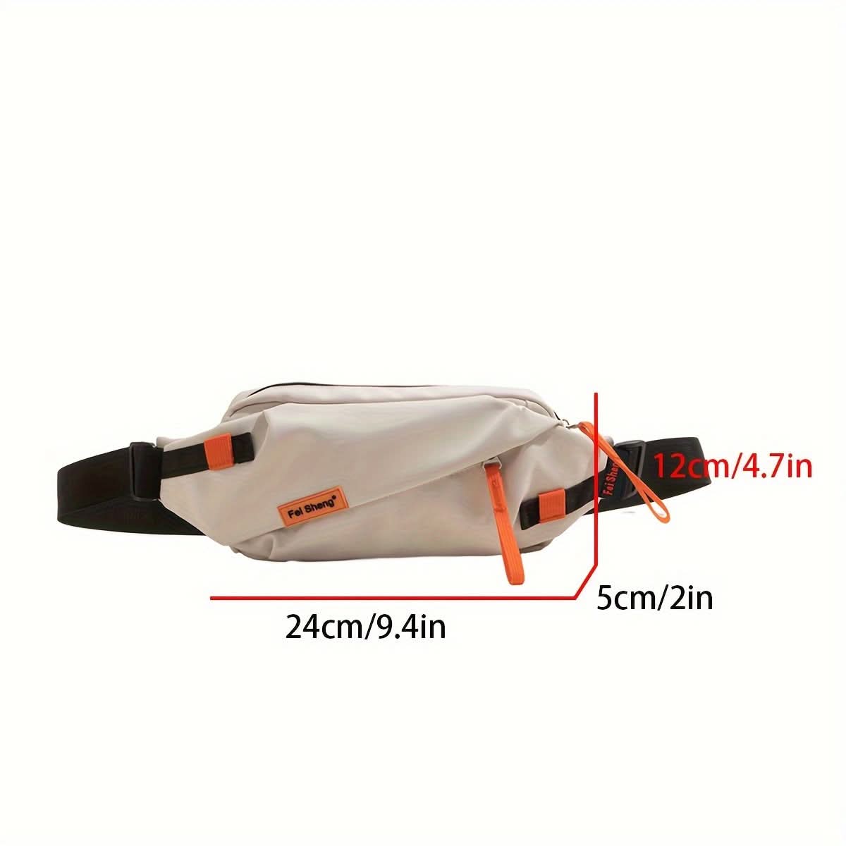 Large Capacity Chest Bag – Casual Sports Waist Bag for Men & Women