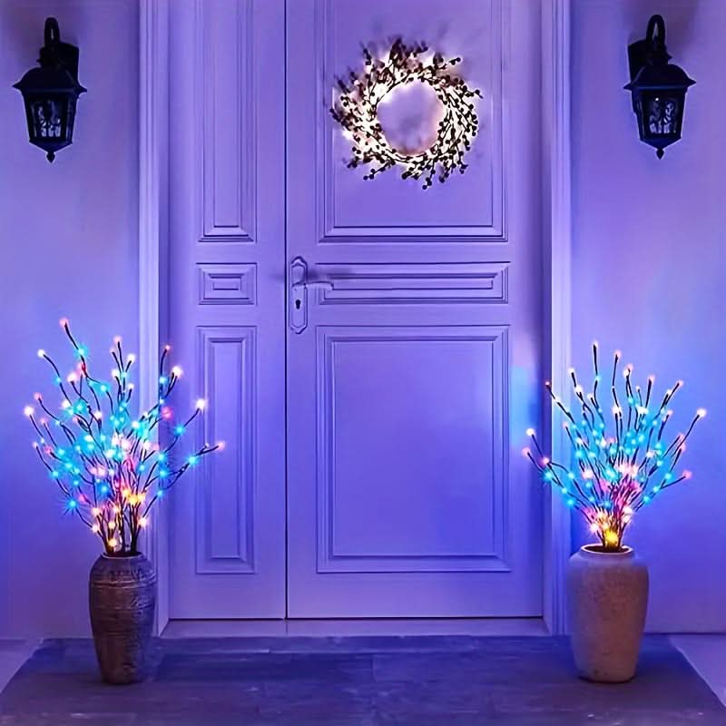 Adjustable Plastic LED Branch Lights – 20 LED Battery-Operated Tabletop