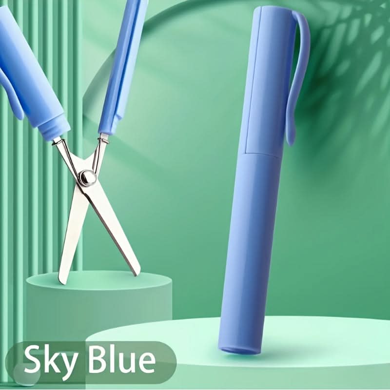 Portable Folding Scissors – Pen-Style Stainless Steel Scissors